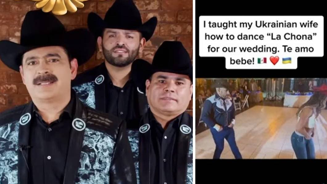 VIDEO: Al ritmo de los Tucanes de Tíjuana, mexicano y ucraniana bailan “La Chona” y se hacen virales