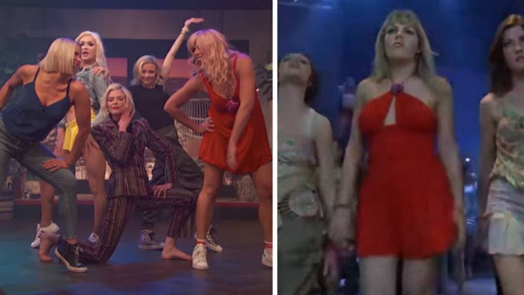 VIDEO: Actrices de "¿Y dónde están las rubias?quot; recrean la clásica batalla de baile