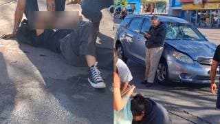 Menores hospitalizados luego de ser arrollados mientras iban...