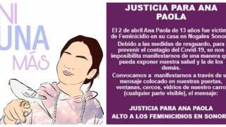 Piden justicia para Ana Paola, asesinada en su propia casa m...