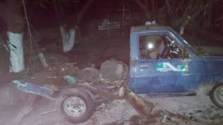 VIDEO | Camioneta con pirotecnia estalla en plena celebración guadalupana