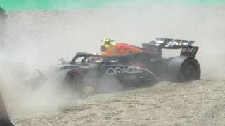 VIDEO: Sergio 'Checo' Pérez sufre aparatoso choque en el GP de Emilia-Romagna