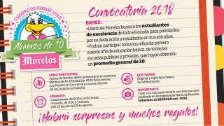 Convocatoria Alumnos de 10 2018