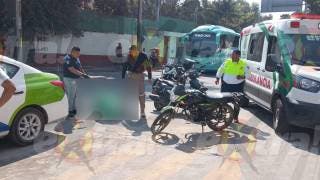 Motociclista resulta lesionada tras choque en el Centro de Cuautla
