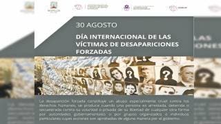 Conmemoran Día Internacional de Desapari 2