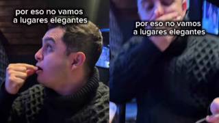 VIDEO| Una cena “elegante” termina en risas 