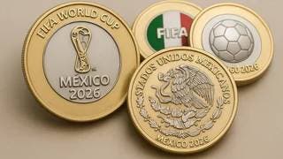 Monedas conmemorativas del Mundial 2026: estos serán sus valores oficiales