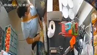 VIDEO: Intentan engañar a empleado en tienda de abarrotes, p...