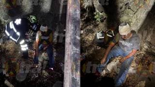 Hombre ebrio cae a barranca en la colonia Vicente Guerrero, en Cuautla