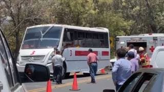Muere motociclista al chocar contra ruta en la carretera federal México-Cuernavaca