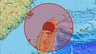 VIDEOS | Sismo de magnitud 6.7 sacude el sureste de Tai...