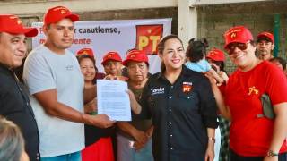 Responde Tania Valentina gestión a vecinos de Cuautla