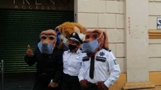 Con botargas, lanzan campaña para transitar sin riesgos en e...