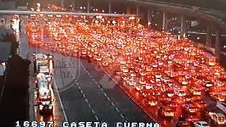 Así saturaron los capitalinos anoche la México-Cuernavaca, ¿...