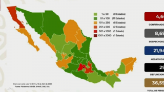 Casi 300 muertes por coronavirus en México