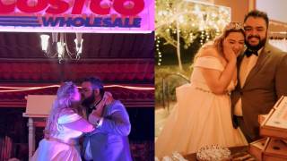 Pareja celebra su boda inspirada en Costco y se vuelve...