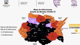 En Morelos van 1,386 fallecidos por el COVID19
