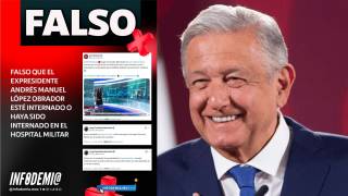 Desmienten rumor de hospitalización de AMLO