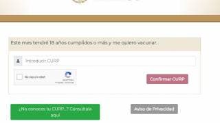Abren registro a los de 18 a 29 años para vacuna vs COVID19