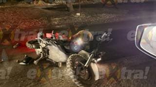 Motociclista queda grave tras ser arrollado por un auto en Yautepec