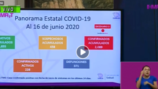 Registra Morelos 371 decesos por COVID-19