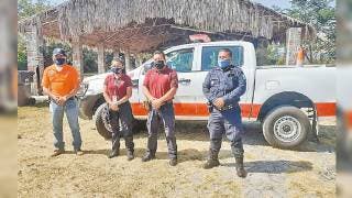 Informa convoy en pueblo de Cuentepec, Temixco