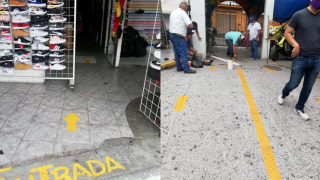 Señalizan espacios en plazas y mercados de Cuernavaca por CO...