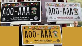 ¿Ya fuiste a tramitarla? Lanzan placas vehiculares conmemora...