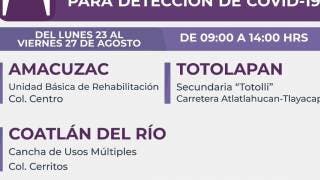 En estos municipios de Morelos habrá pruebas gratuitas para...