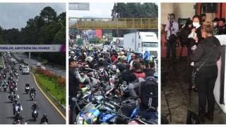 Así fue la rodada de motociclistas en la México-Cuernavaca para recordar a 6 bikers fallecidos 2