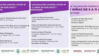 Continúa en Morelos vacunación para niños de 5 a 11 años vs...