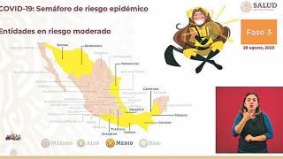 Morelos se queda en naranja, y 10 estados avanzan a amarillo