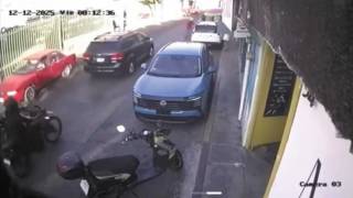 Capta cámara robo de camio­neta come­tido en las calles de Jiu­te­pec