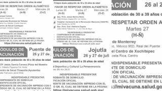 Vacunación de 30 a 39 años en Puente de Ixtla, Xochitepec, T...