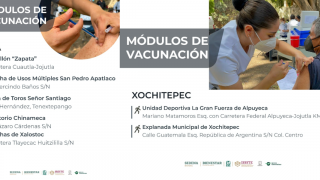 Llega primer dosis de vacuna vs COVID19 a Xochitepec y Ayala