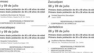 Aplicarán vacuna a los de 30 a 39 años y 40 a 49 años en 4 m...