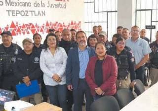 Capacita Tepoztlán a oficiales de seguridad