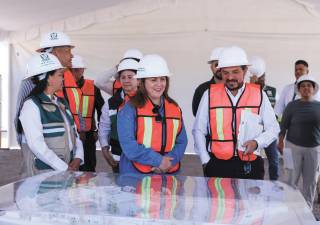 Constatan avance de hospital del IMSS en Yecapixtla