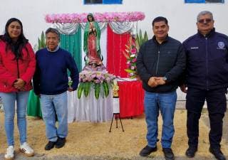 Alcalde de Yecapixtla encabeza celebración en honor a la Virgen de Guadalupe
