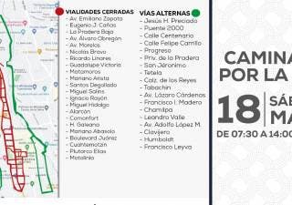 ATENCIÓN: Habrá cierre de estas calles de Cuernavaca el sábado por este motivo