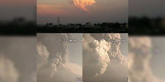 Hace 21 años se vivió una de las erupciones más grandes del Popocatépetl