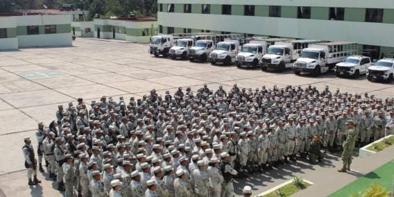 Arriban a Morelos 900 elementos de la Guardia Nacional