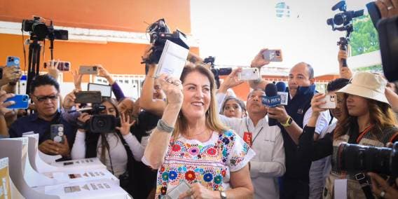 Aventaja Margarita González Saravia en elección a gubernatura de Morelos