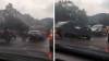 VIDEO | Así fue el accidente de esta tarde entre 3 vehículos y una motocicleta en la México-Cuernavaca 