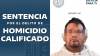 Condenan a 20 años a sujeto por homicidio