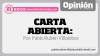 La imágen contiene:  Carta abierta: Gratificantes mensajes de amigos y familiares