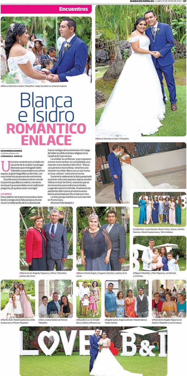 Boda Isidro - Blanca