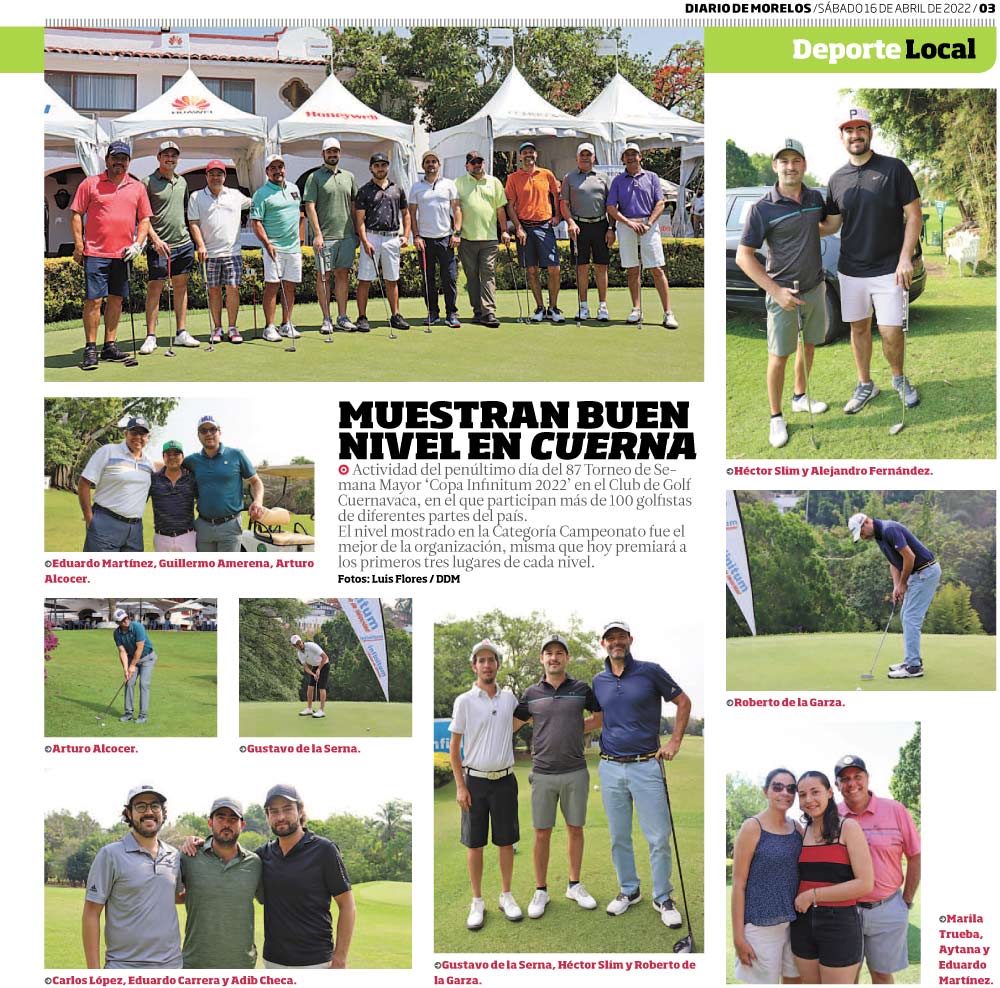 Copa Infinitum 2022 - Golf Cuernavaca Morelos