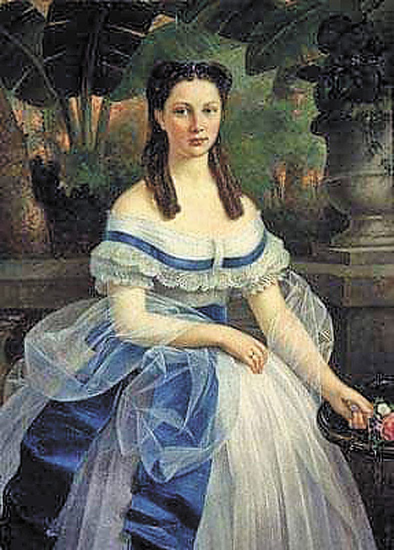 j El Principe Khevenhuller conoció a una bella joven mexicana, Leonor Torres de Adalid, de quien quedó perdidamente enamorado.