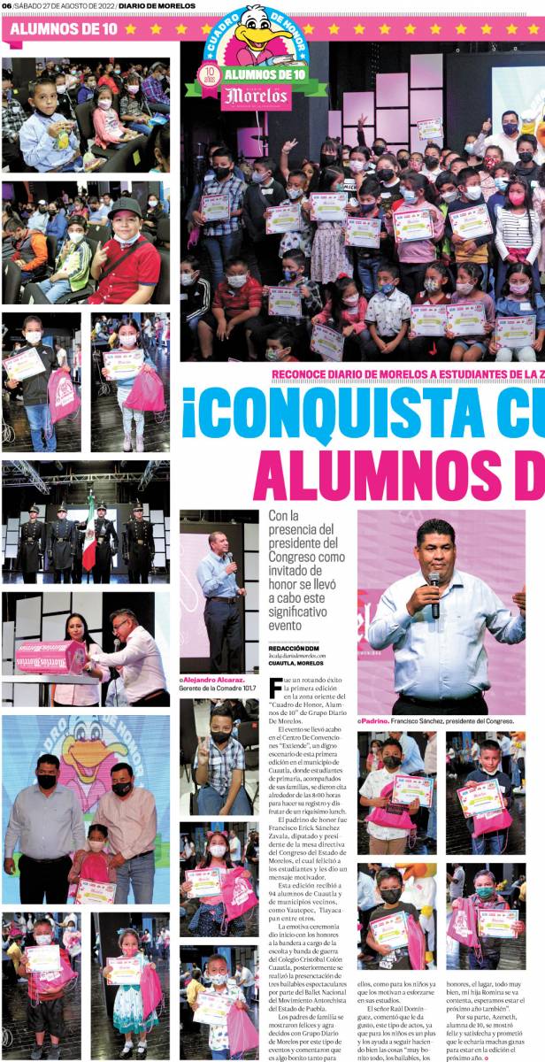 Alumnos de 10 - Cuautla
